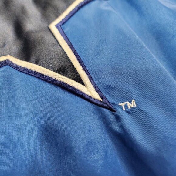 Vintage Starter Dallas Cowboys Windbreaker Men's Large Blue NFL Football Jacket - Picture 10 of 16